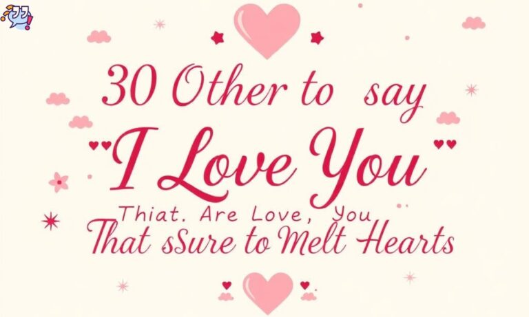 30 Other Ways to Say “I Love You” That Are Sure to Melt Hearts