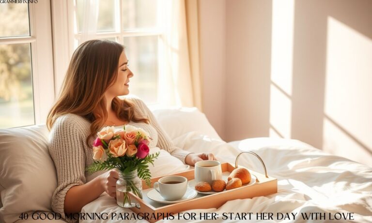 40 Good Morning Paragraphs for Her: Start Her Day with Love